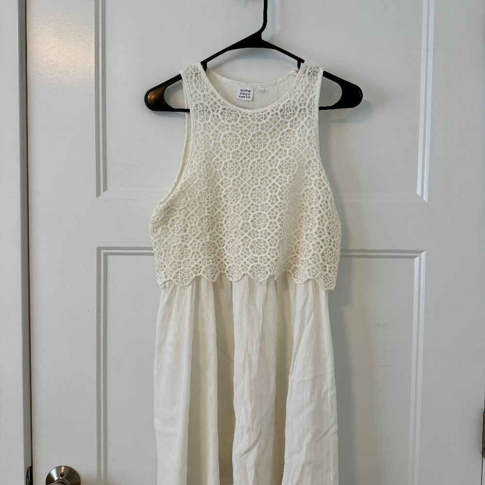Unique White dress from Some Days Lovin small size
